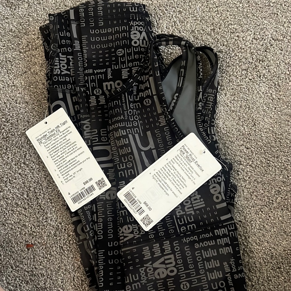 Brand new Lulu lemon set